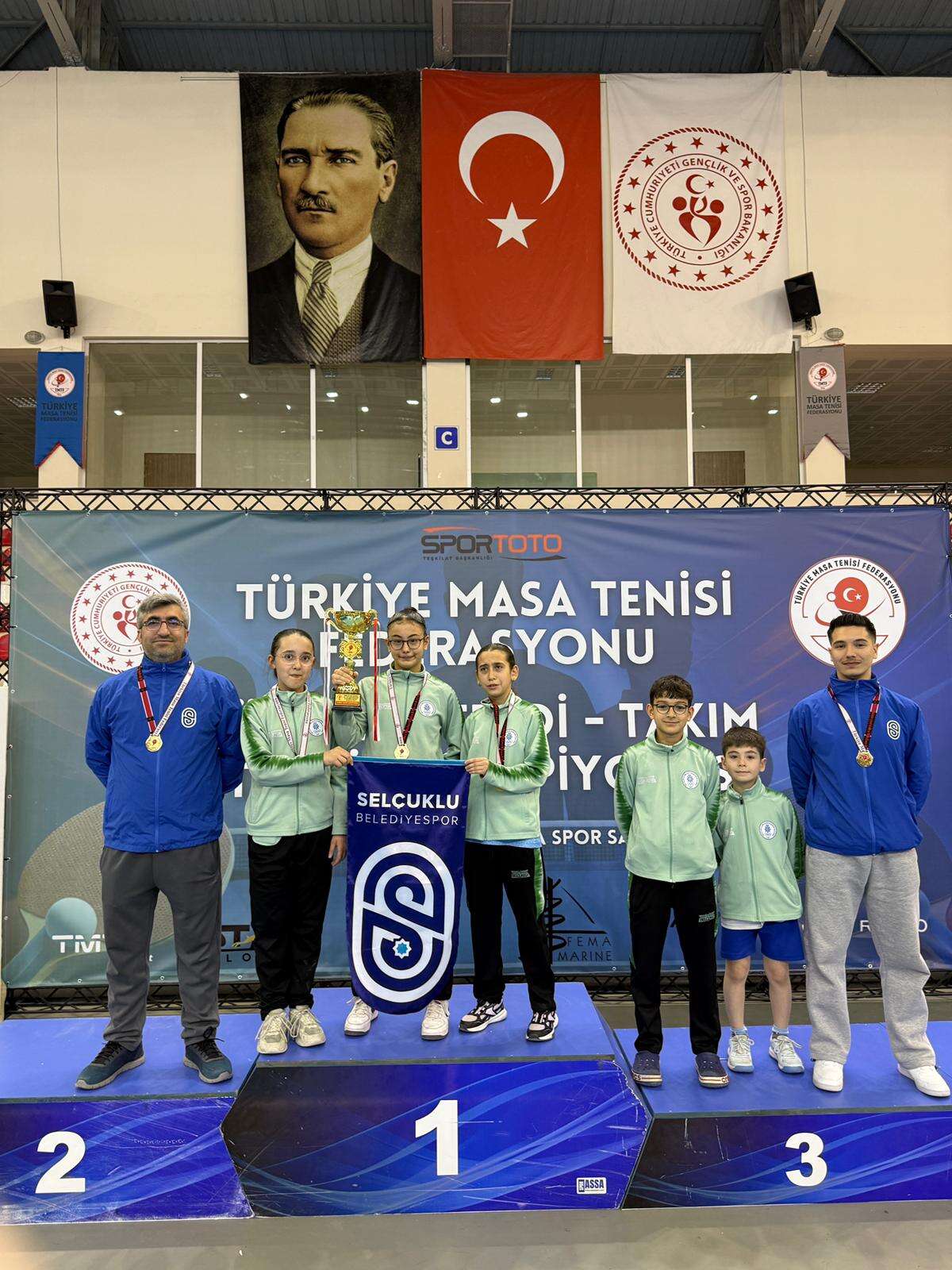 Selçuklu Belediyespor başarıya doymuyor! 4 branşta 9 madalya, 1 şampiyonluk 9